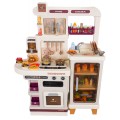 MEGA Kitchen with Light, Sound and Steam Function + Accessories Beige
