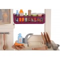 MEGA Kitchen with Light, Sound and Steam Function + Accessories Beige