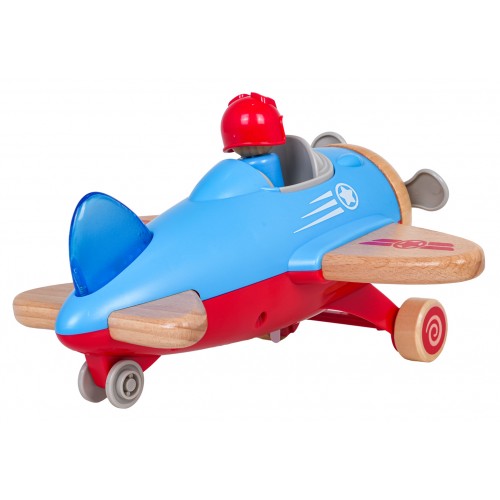 Wooden Plane Blue