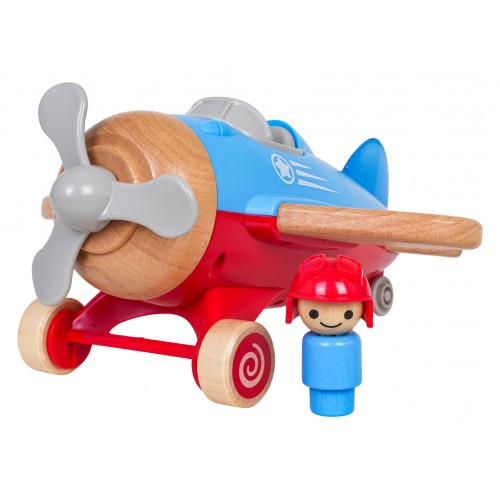 Wooden Plane Blue