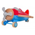 Wooden Airplane Red