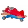 Wooden Airplane Red