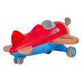 Wooden Airplane Red