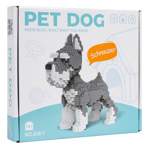 800 piece Schnauzer building set