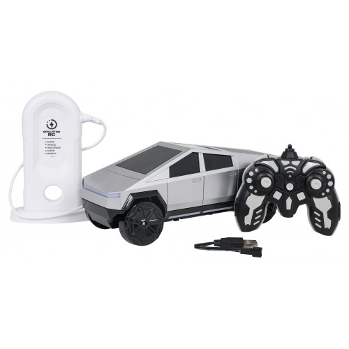 R/C Auto TRACK Silver + Charging Station