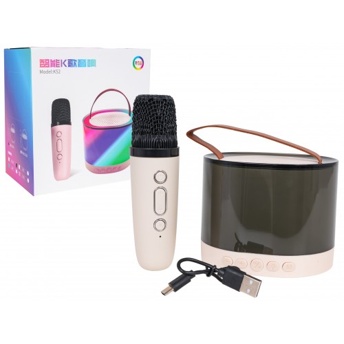 Karaoke Microphone + Illuminated Speaker Set