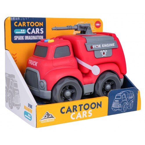 Fire Department Vehicle with Lights and Sounds Function