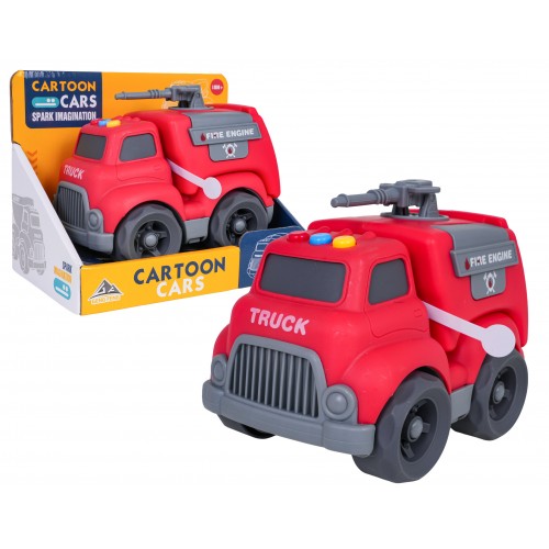 Fire Department Vehicle with Lights and Sounds Function