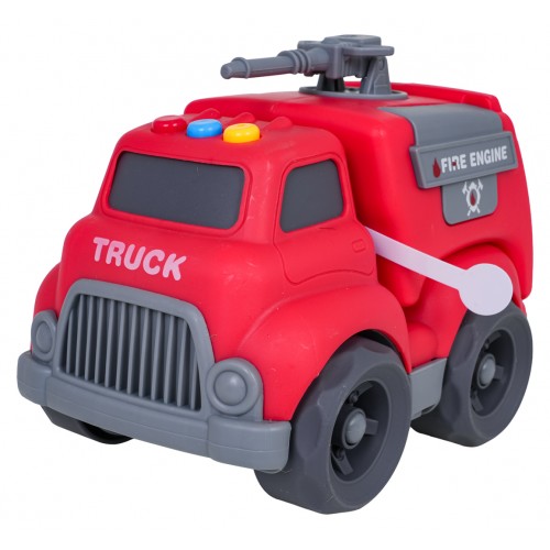 Fire Department Vehicle with Lights and Sounds Function