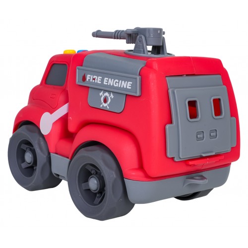 Fire Department Vehicle with Lights and Sounds Function