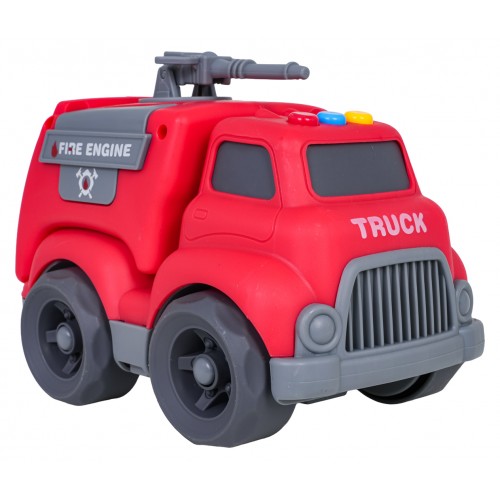 Fire Department Vehicle with Lights and Sounds Function