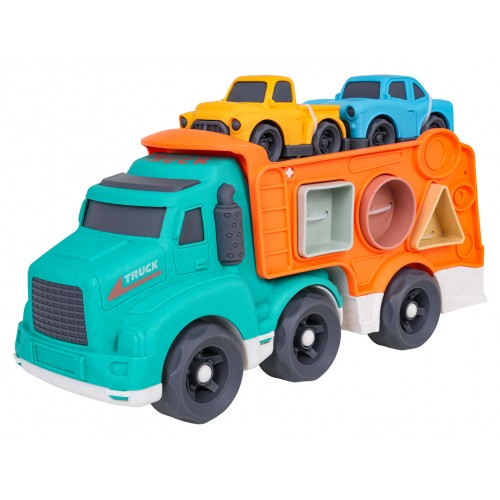 ECO Vehicle Tow Truck with Sorter + Cars