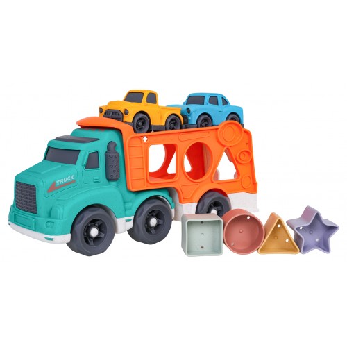 ECO Vehicle Tow Truck with Sorter + Cars