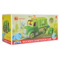 Wooden Garbage Truck