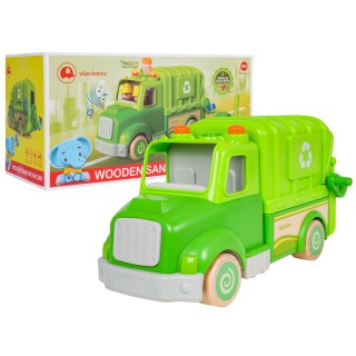 Wooden Garbage Truck