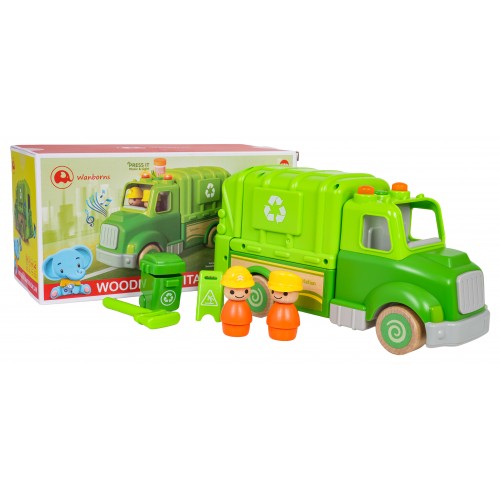Wooden Garbage Truck