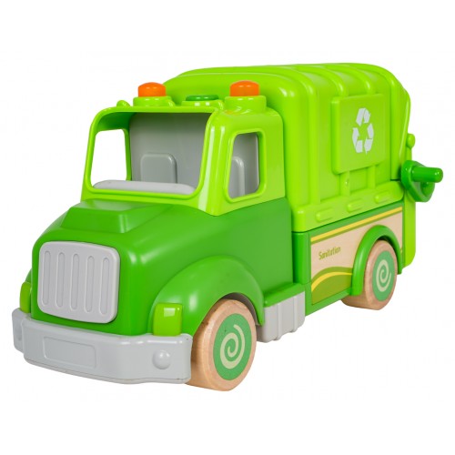 Wooden Garbage Truck