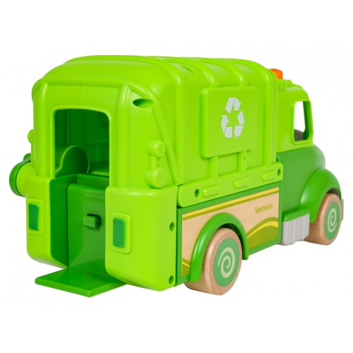 Wooden Garbage Truck