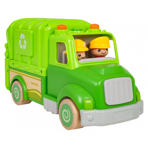 Wooden Garbage Truck