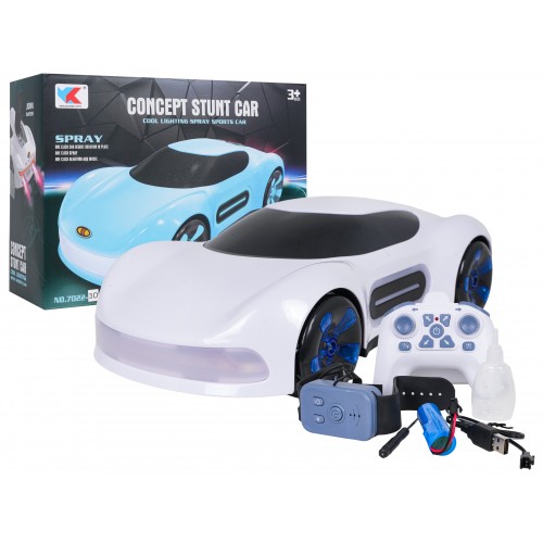 Vehicle with Smoke Function Controlled by Remote Control and Watch White