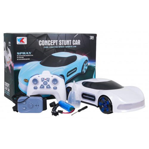 Vehicle with Smoke Function Controlled by Remote Control and Watch White