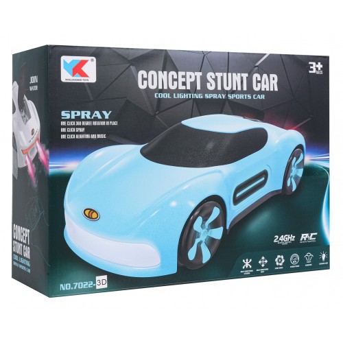 Vehicle with Smoke Function Controlled by Remote Control and Watch Blue