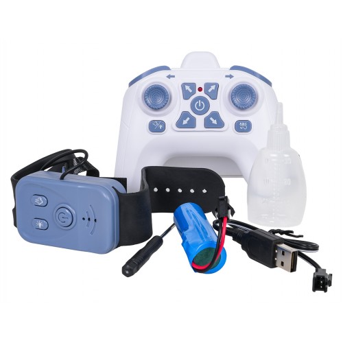 Vehicle with Smoke Function Controlled by Remote Control and Watch Blue