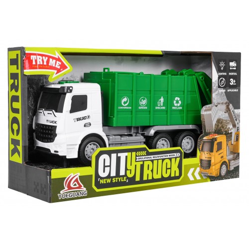 Garbage Truck with Lights and Sounds