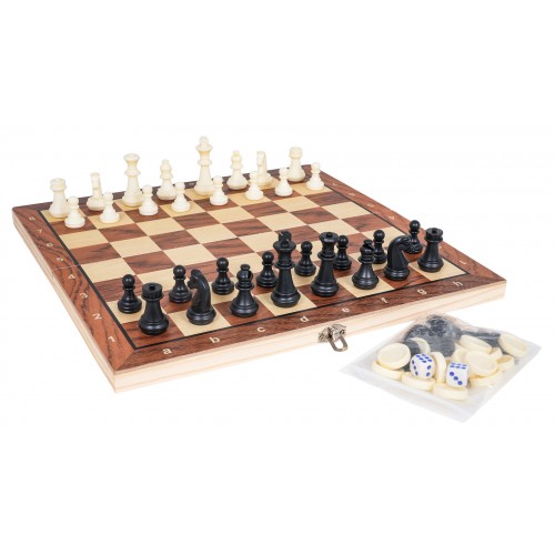 Wooden Game Set 3in1