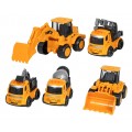 Set of Five Construction Vehicles