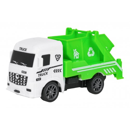 Set of Greenery Service Vehicles