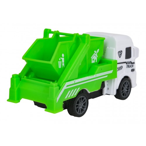 Set of Greenery Service Vehicles