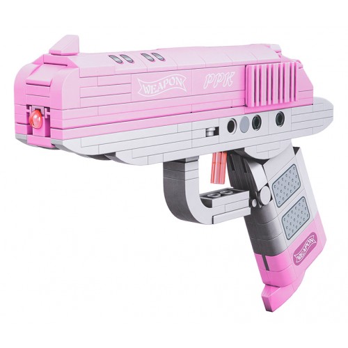 Pink Gun Building Blocks Set 237pcs.