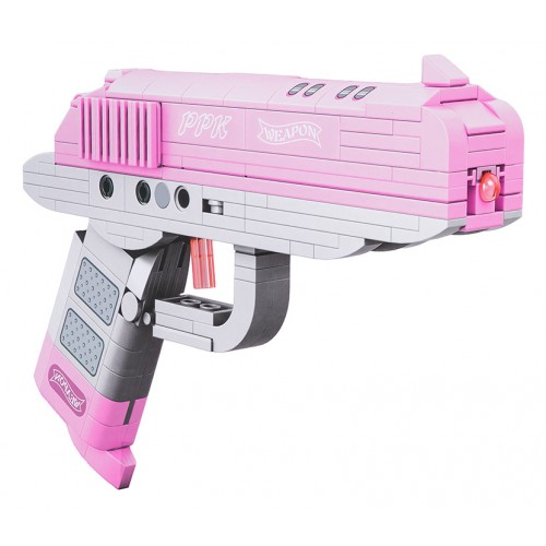 Pink Gun Building Blocks Set 237pcs.