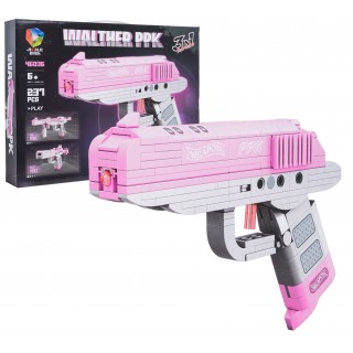 Pink Gun Building Blocks Set 237pcs.