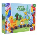 Animal Train Big Blocks Set