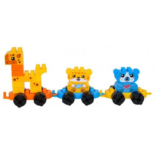 Animal Train Big Blocks Set