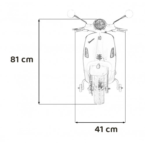 Vehicle Scooter Vespa ROMA White