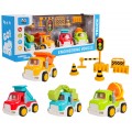 Construction Car Set with Sound and Light Function + Accessories