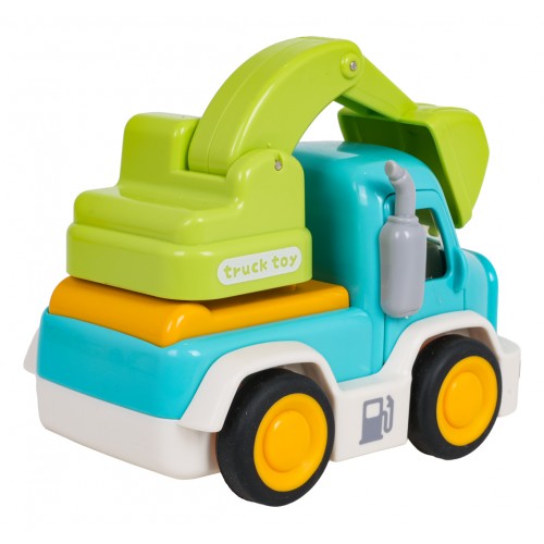 Construction Car Set with Sound and Light Function + Accessories