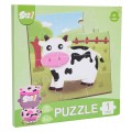 Magnetic Puzzle Animals + Book