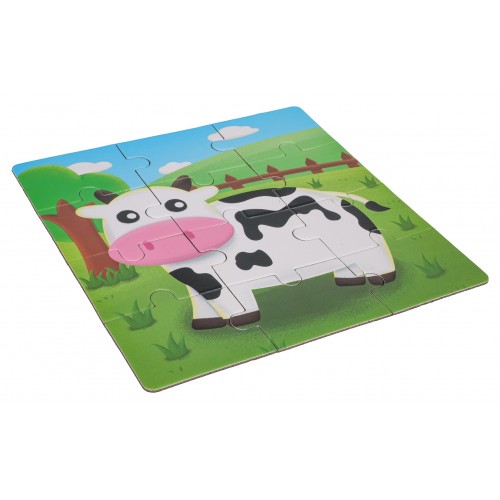 Magnetic Puzzle Animals + Book