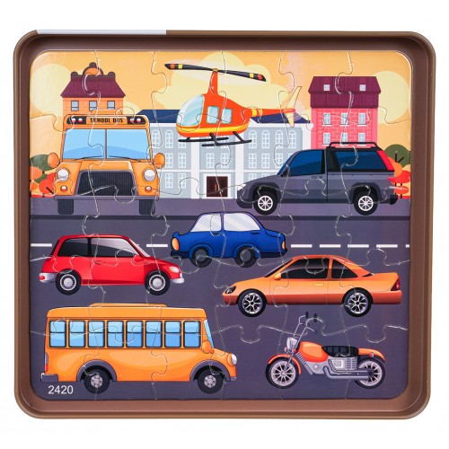 Magnetic Puzzle Set City
