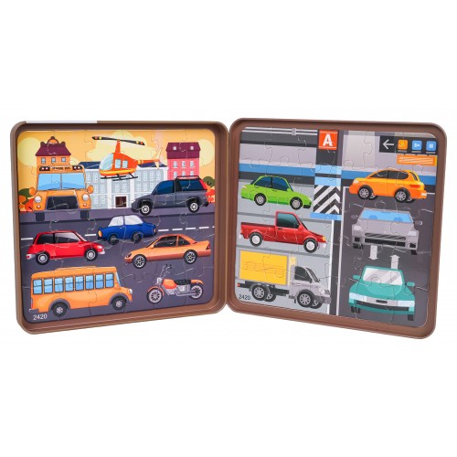 Magnetic Puzzle Set City