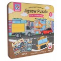 Magnetic Puzzle Set City