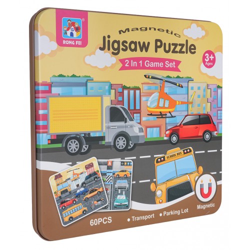 Magnetic Puzzle Set City