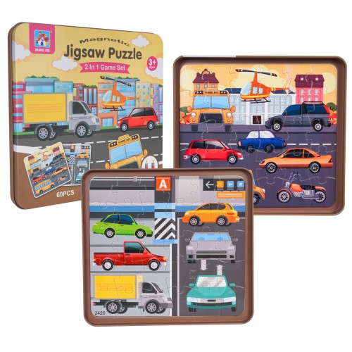Magnetic Puzzle Set City