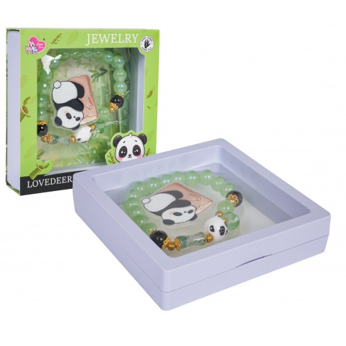Panda Green Bracelet Jewelry Set