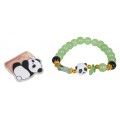 Panda Green Bracelet Jewelry Set
