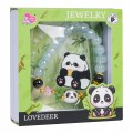 Panda Jewelry Set Blue Bracelet